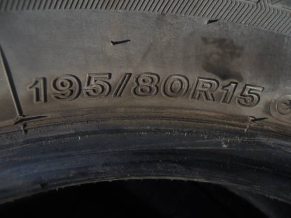 BS VL1 195/80R15 107/105LLT 4本 2013年製●9716_画像8