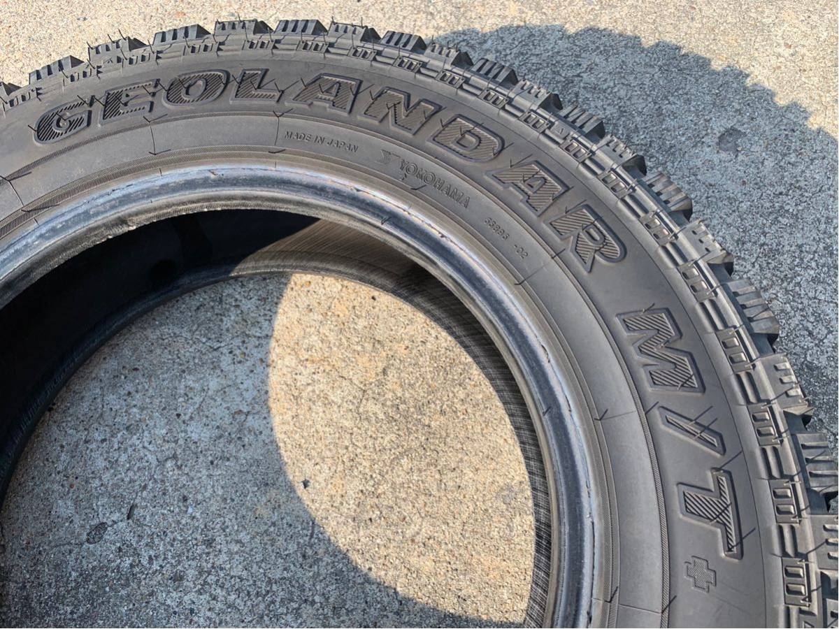 ジムニー向けタイヤ　ヨコハマ YOKOHAMA ジオランダ―M/T+ サイズ:185/85R16 105/103L LT 製造'14年10週 中古タイヤ4本セット 走行可能品_画像3